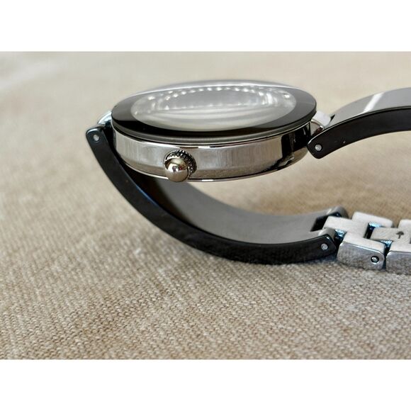 Anne Klein AK/1315 quartz black diamonds women's watch, working - Picture 5 of 6